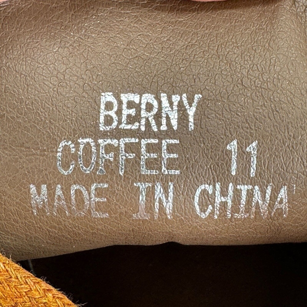 Tayno Shoes Mens 11 Berny Coffee Lace Up Low Top Brown Classic Casual Dress - Picture 12 of 14